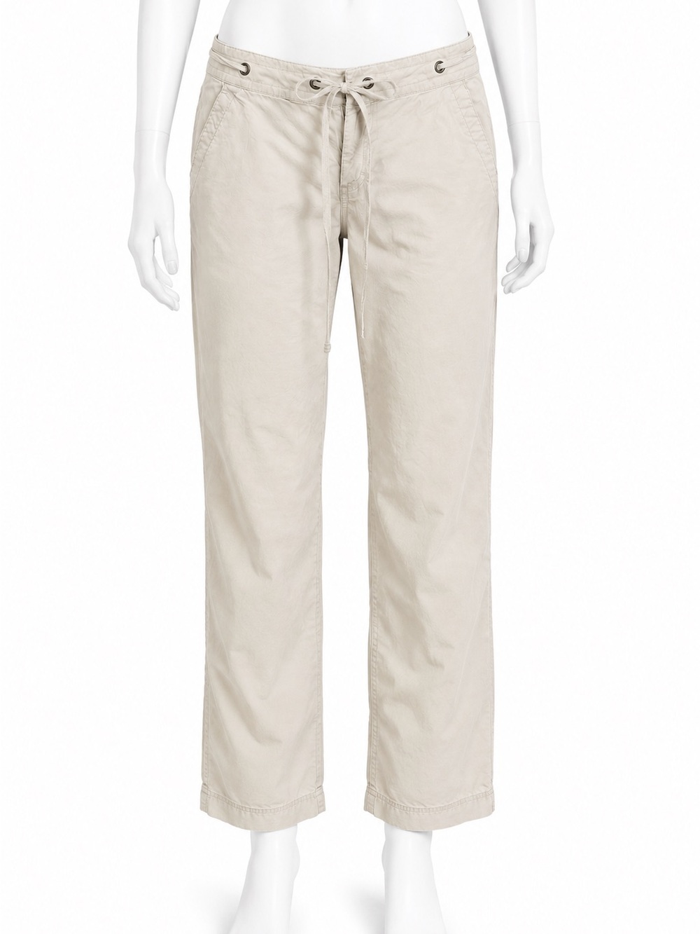 Old Navy Drawstring Low-Rise Pants - Light Beige